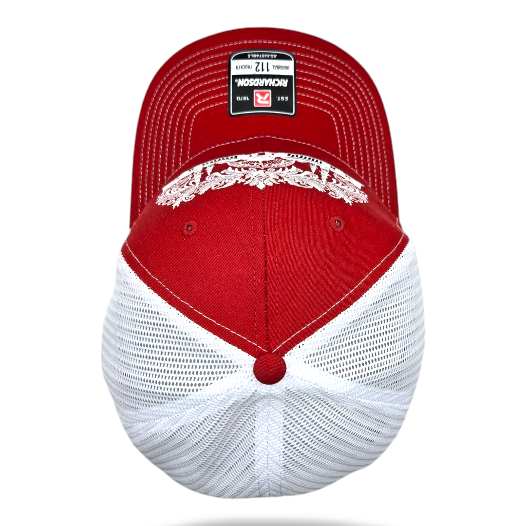 Zayed Masjid / Split: Red & White Mesh Richardson 112