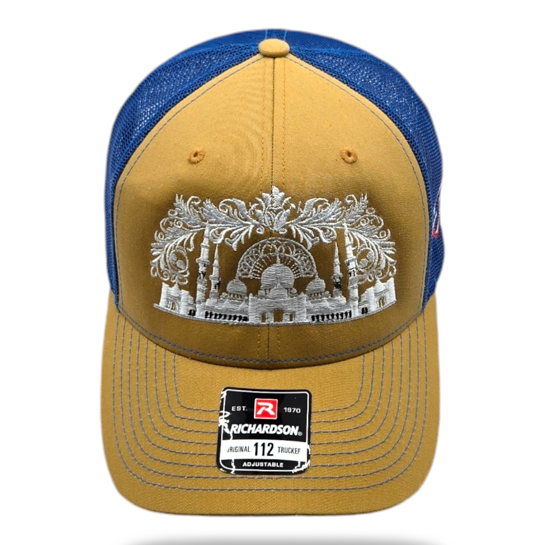 Zayed Masjid / Split: Biscuit & True Blue Mesh R112