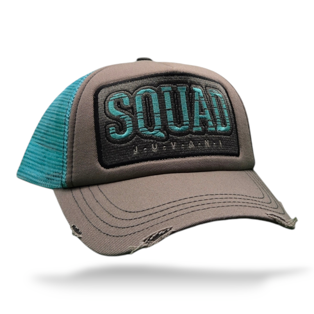 Squad / Gray, Blue Mesh Juvani