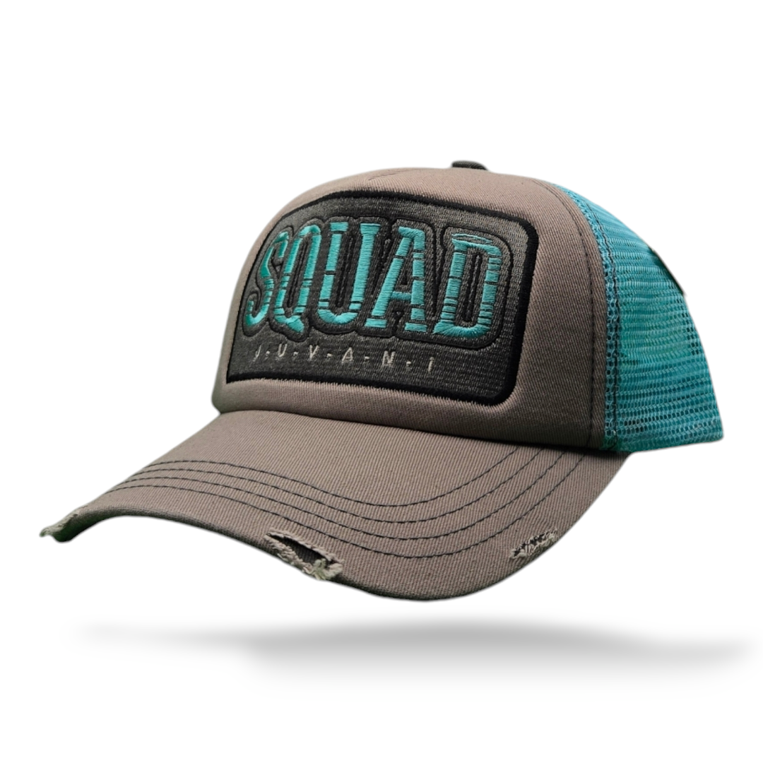 Squad / Gray, Blue Mesh Juvani