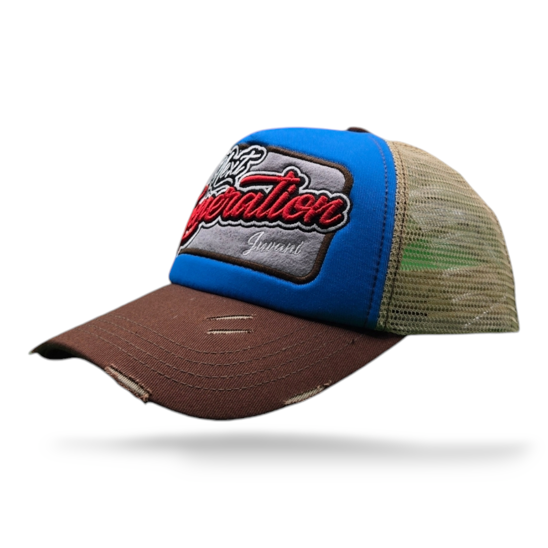 Next Generation / Blue, Brown, light brown Mesh Juvani