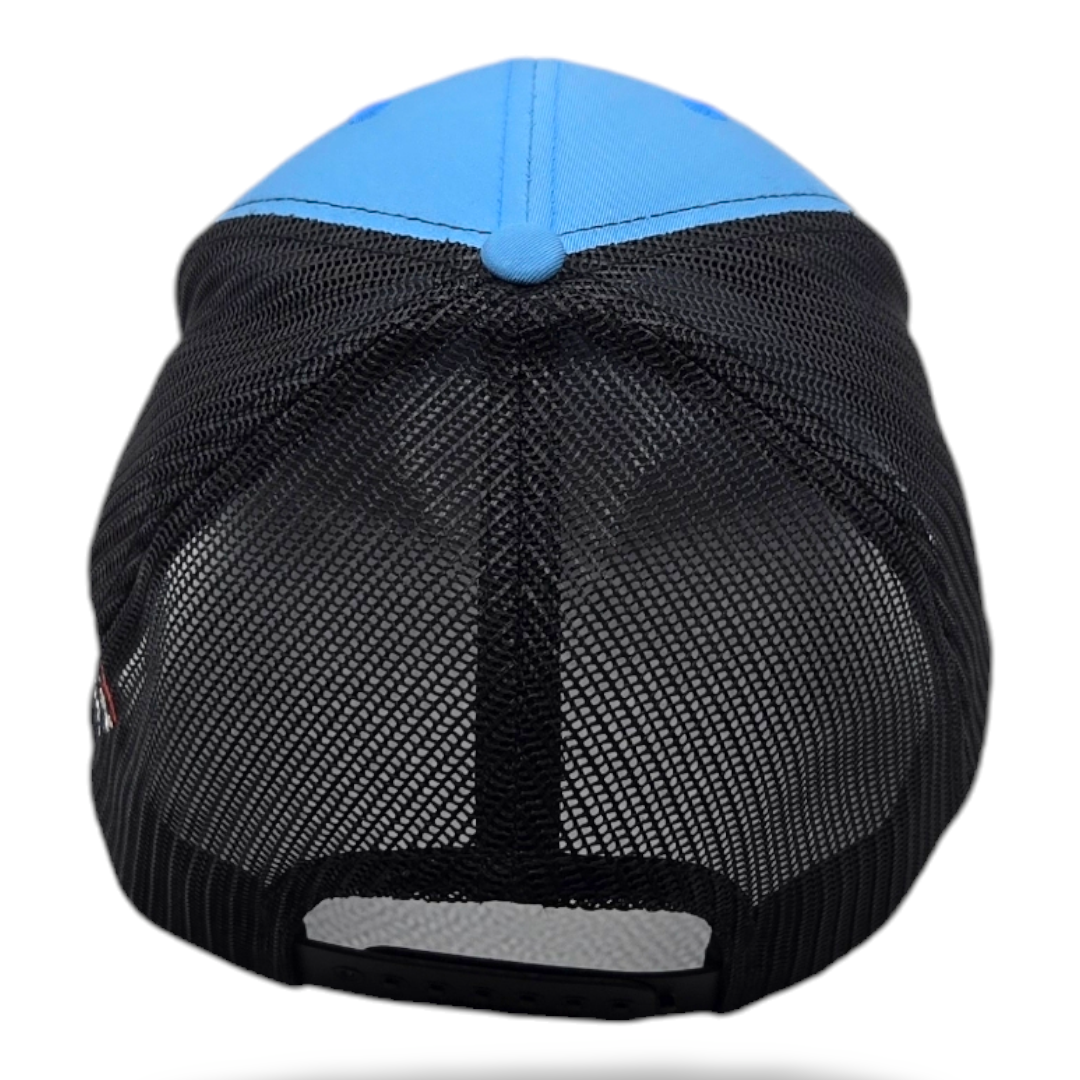 Zayed Masjid  / Split: Columbia Blue & Black Mesh Richardson 112